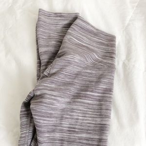 Lululemon Align Crop 21" Herringbone Black Cherry